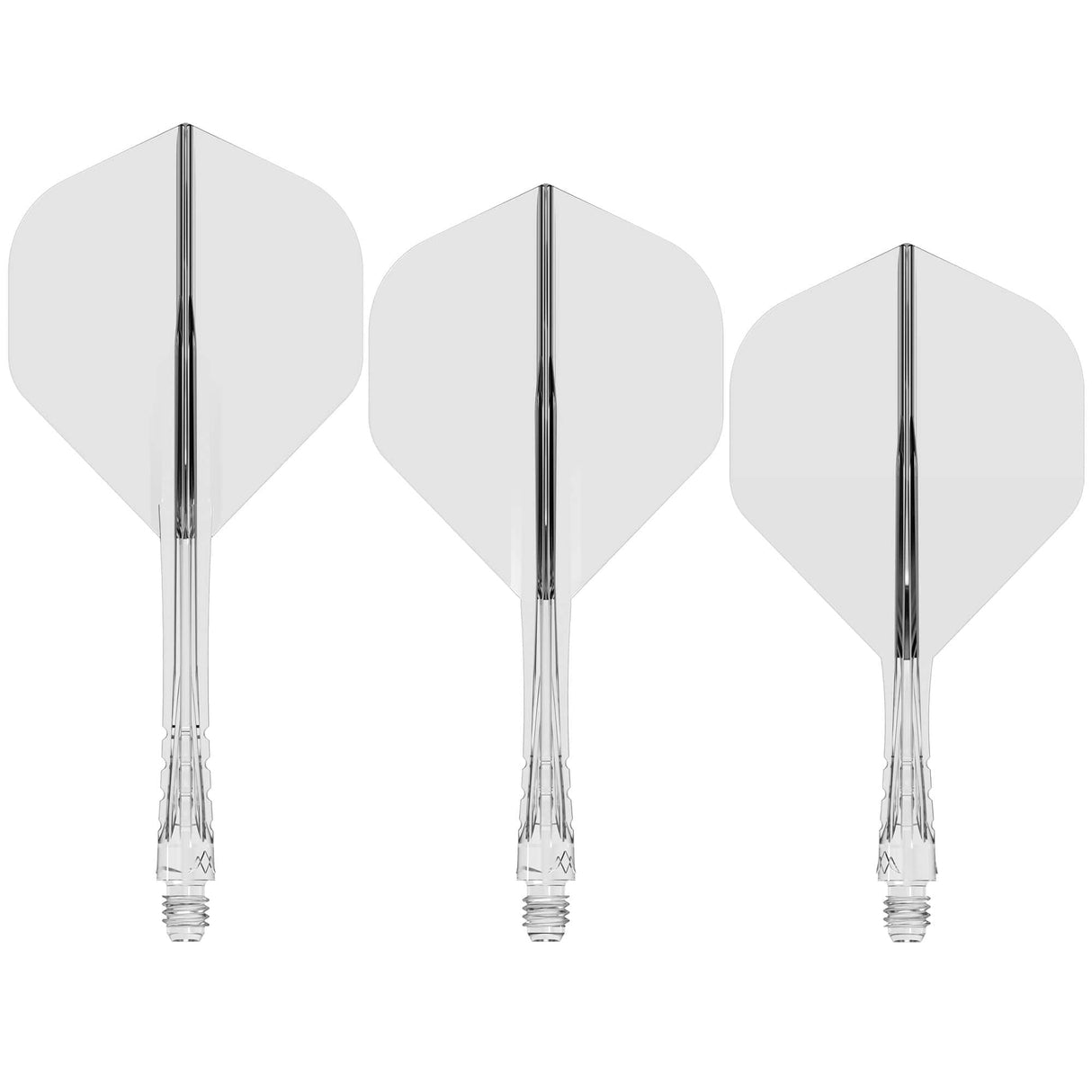 Mission Force 90 Vortex - Moulded Flight & Shaft - Clear - view 3