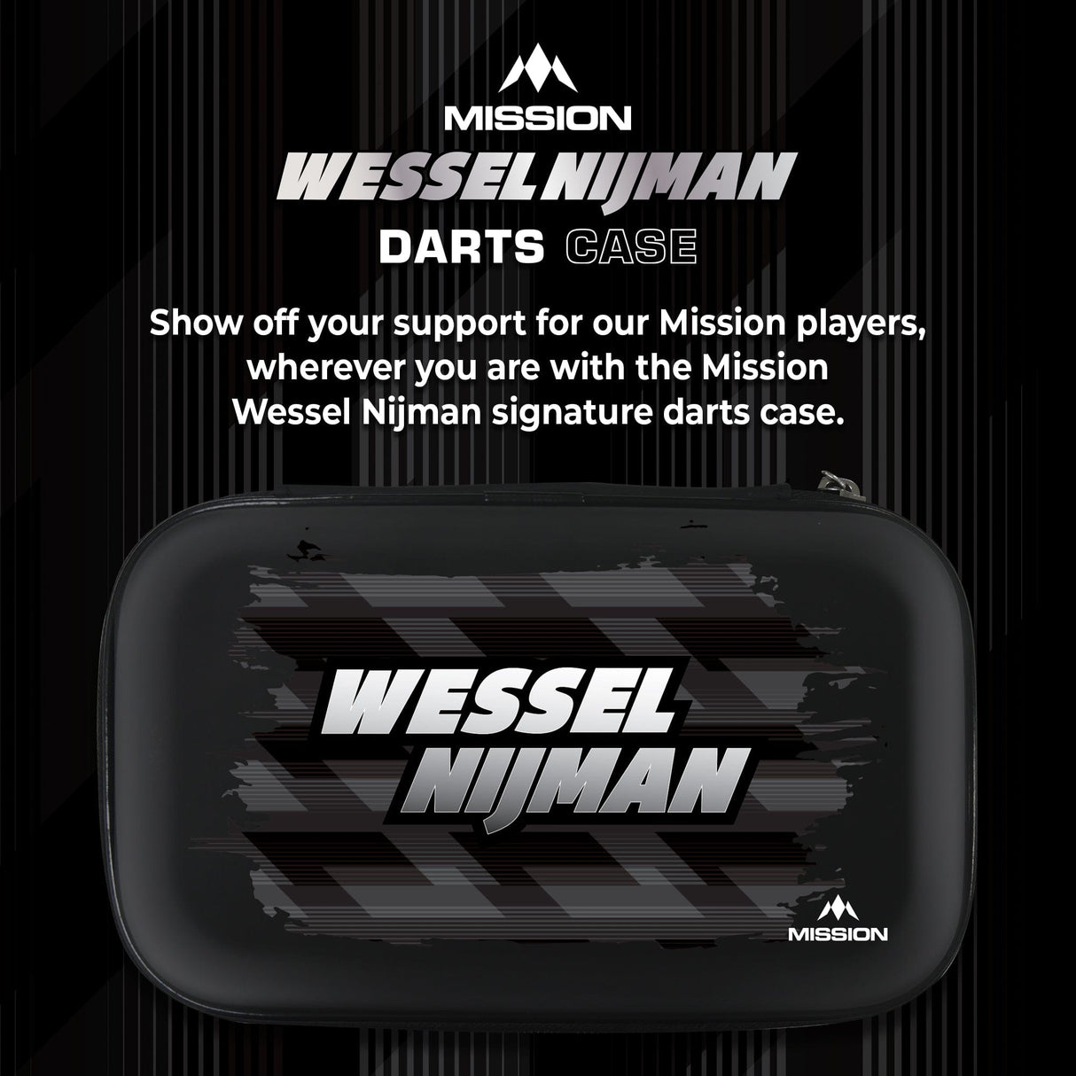 Mission Darts Players- EVA Dart Case - Wessel Nijman - view 2