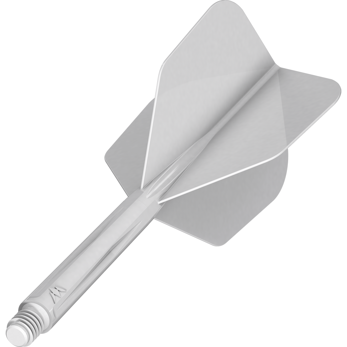 Mission Force 90 - New Moulded Flight & Shaft System - White - Standard No6 - The Darts Shop