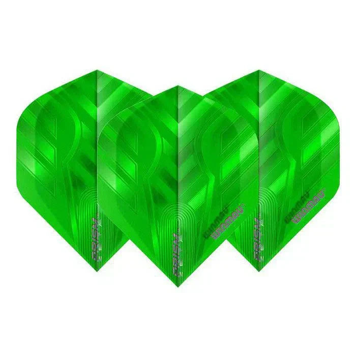Winmau Prism Zeta Extra Thick Standard Green Flights