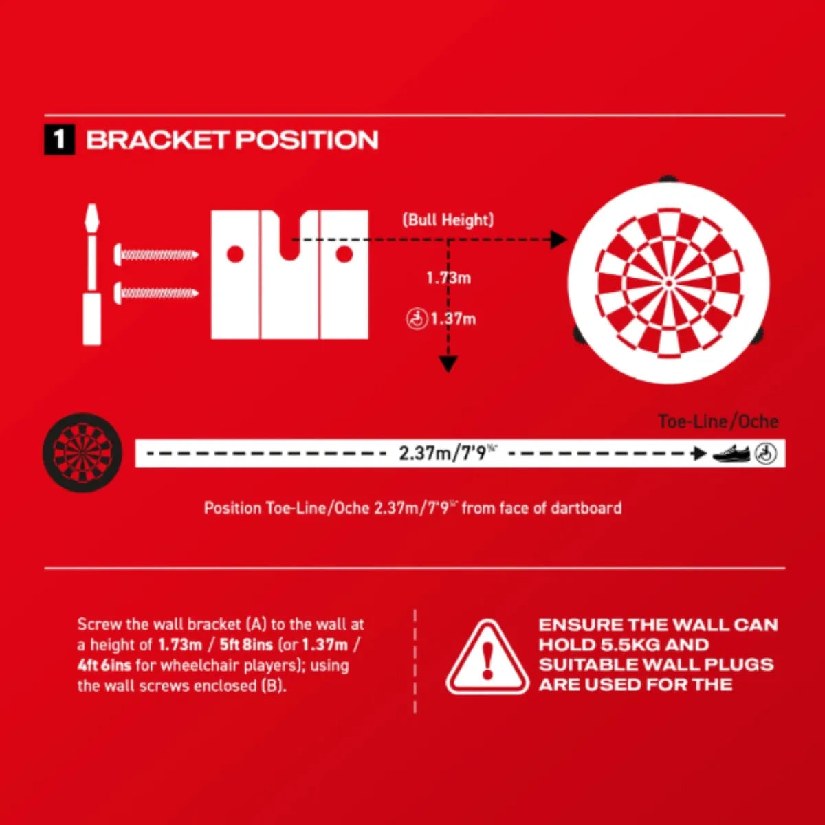 Winmau Blade X Fixing Kit