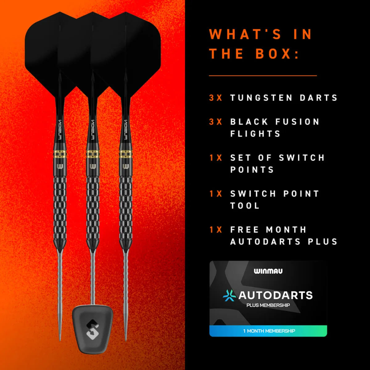 Winmau Gian van Veen TS-PRO SP 90% Tungsten Steel Tip Darts
