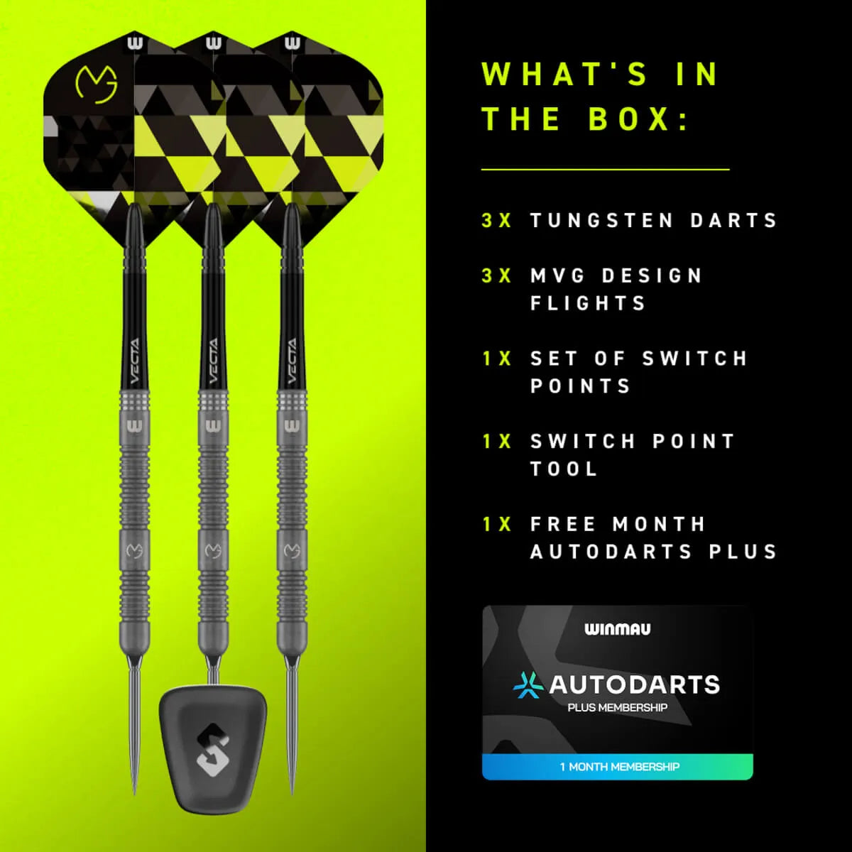 Winmau MvG TS SP 90% Tungsten Steel Tip Darts
