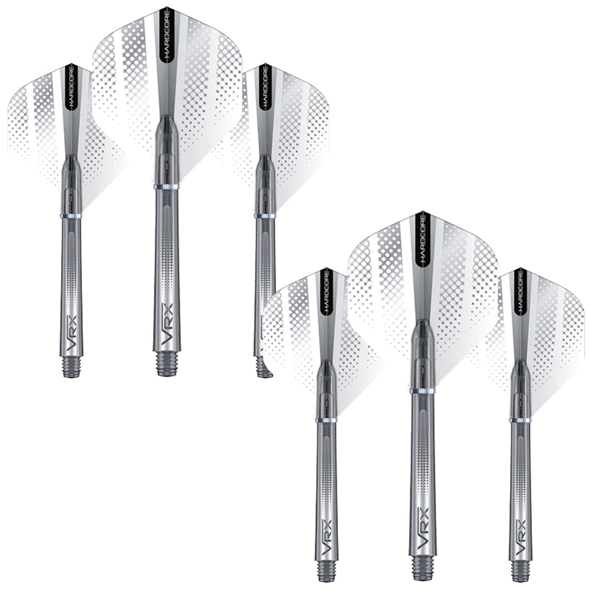 VRX Flight & Shaft Combo - White by Red Dragon - 4 Sets - view 2