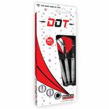 BULL'S Dot D7 Darts - Steel Tip - 90% Tungsten - Straight Shark - The Darts Shop