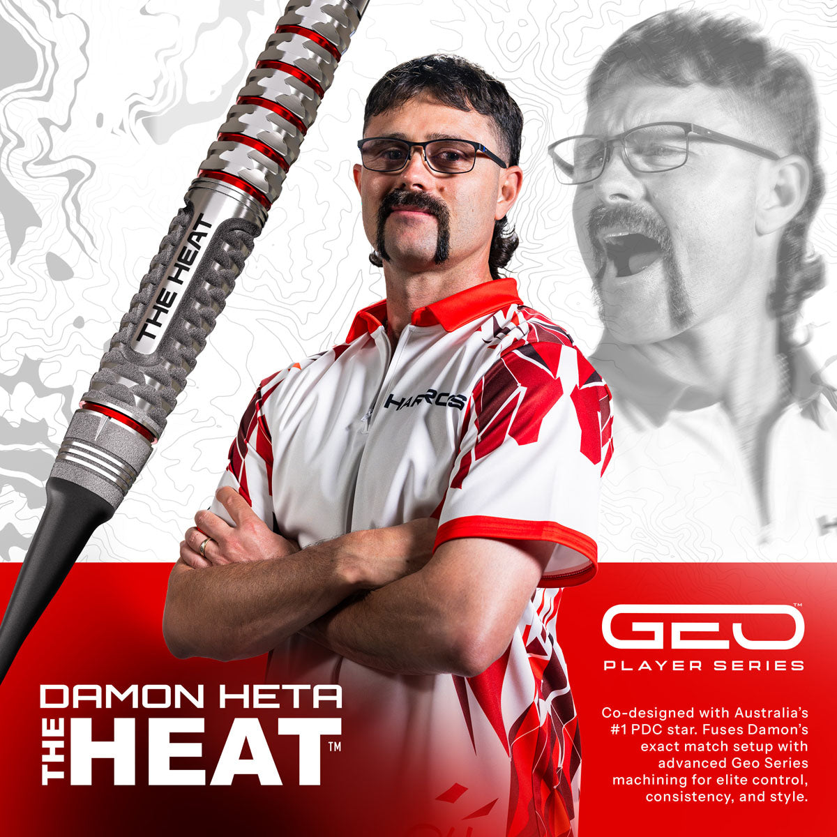 Harrow Damon Heta Geo 90% Tungsten Soft Tip Darts