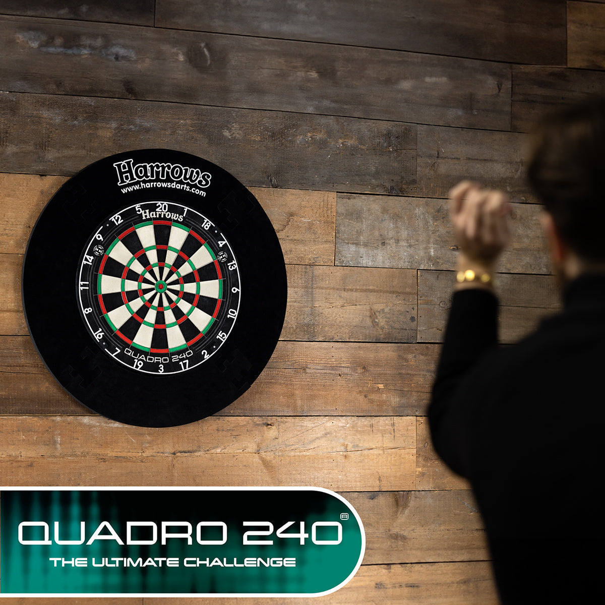 Quadro 240 Dartboard by Harrows - view 8