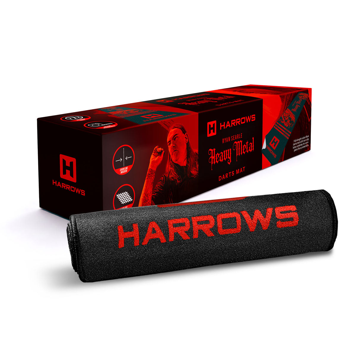 Harrows Ryan Searle Heavy Metal Dart Mat