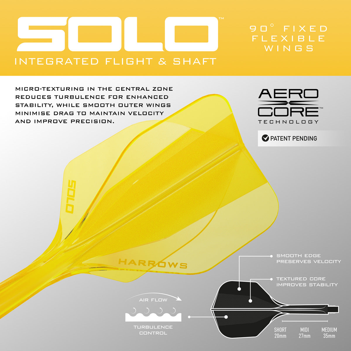 Harrows Solo No6 Integrated Flights & Shafts - view 24