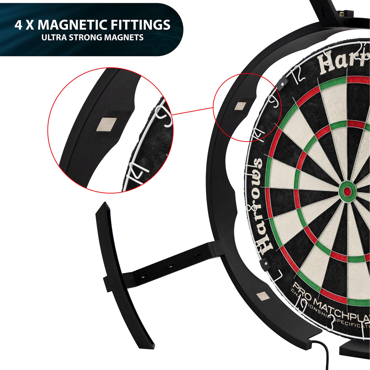 Trilight Ultra Bright LED Dartboard Lighting System by Harrows - view 4