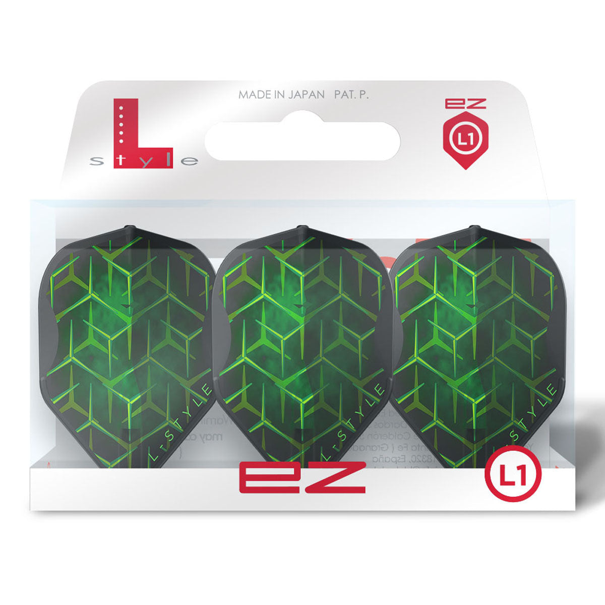 L-Style Lukas Wenig V2 EZ Dart Flights Black L1 Standard