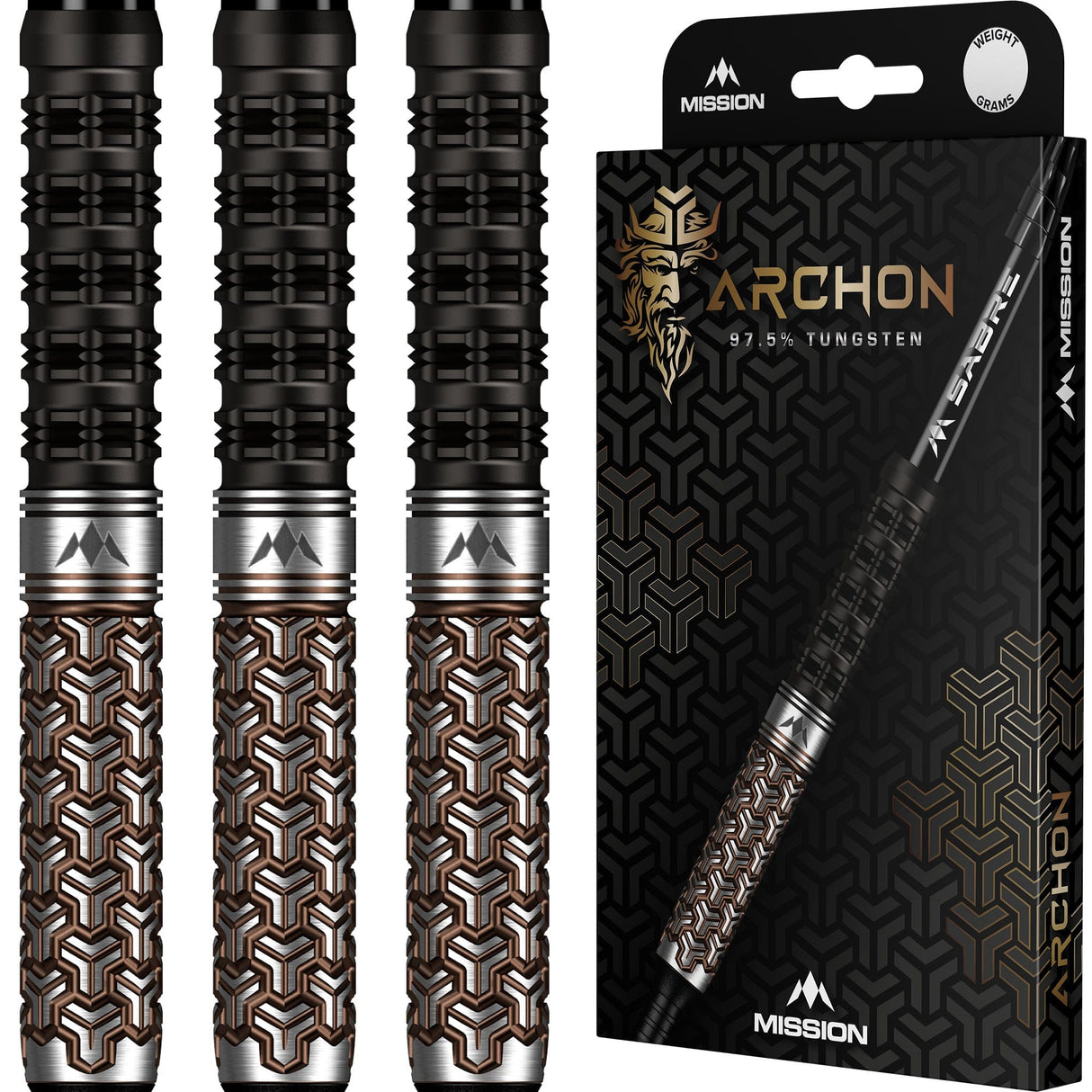 Mission Archon Darts - Soft Tip - 97.5% - Black & Bronze PVD - view 4