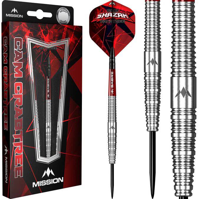 Mission Cam Crabtree Darts - Steel Tip - 95% - Natural - The Darts Shop