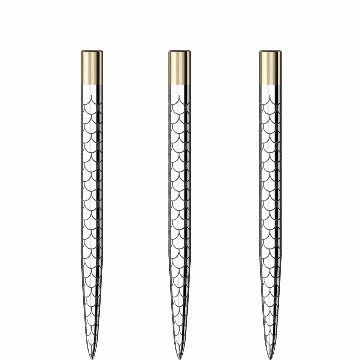Mission Laser Plus - Steel Tip - Lasered Spare Points - Fan Mosaic - Silver - view 3
