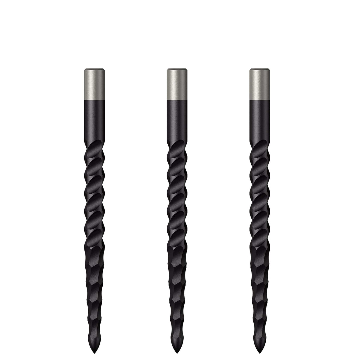 *Mission Lunar CS Dart Points - Spare Points - Rough Cut - Black - view 5