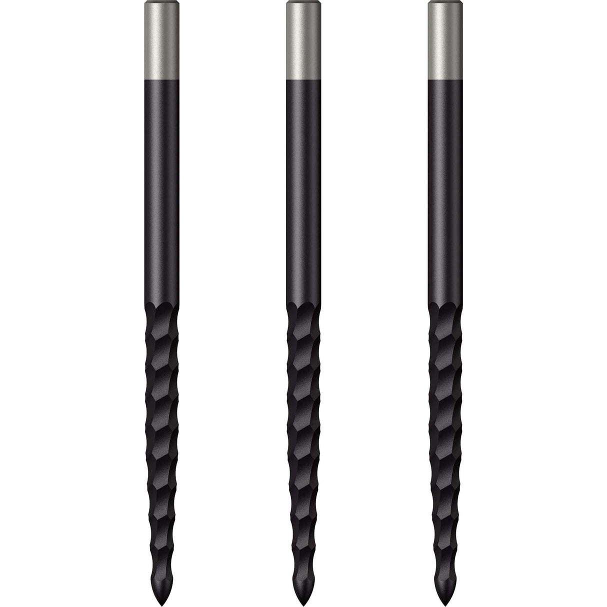 *Mission Lunar FS Dart Points - Spare Points - Rough Cut - Black - view 2