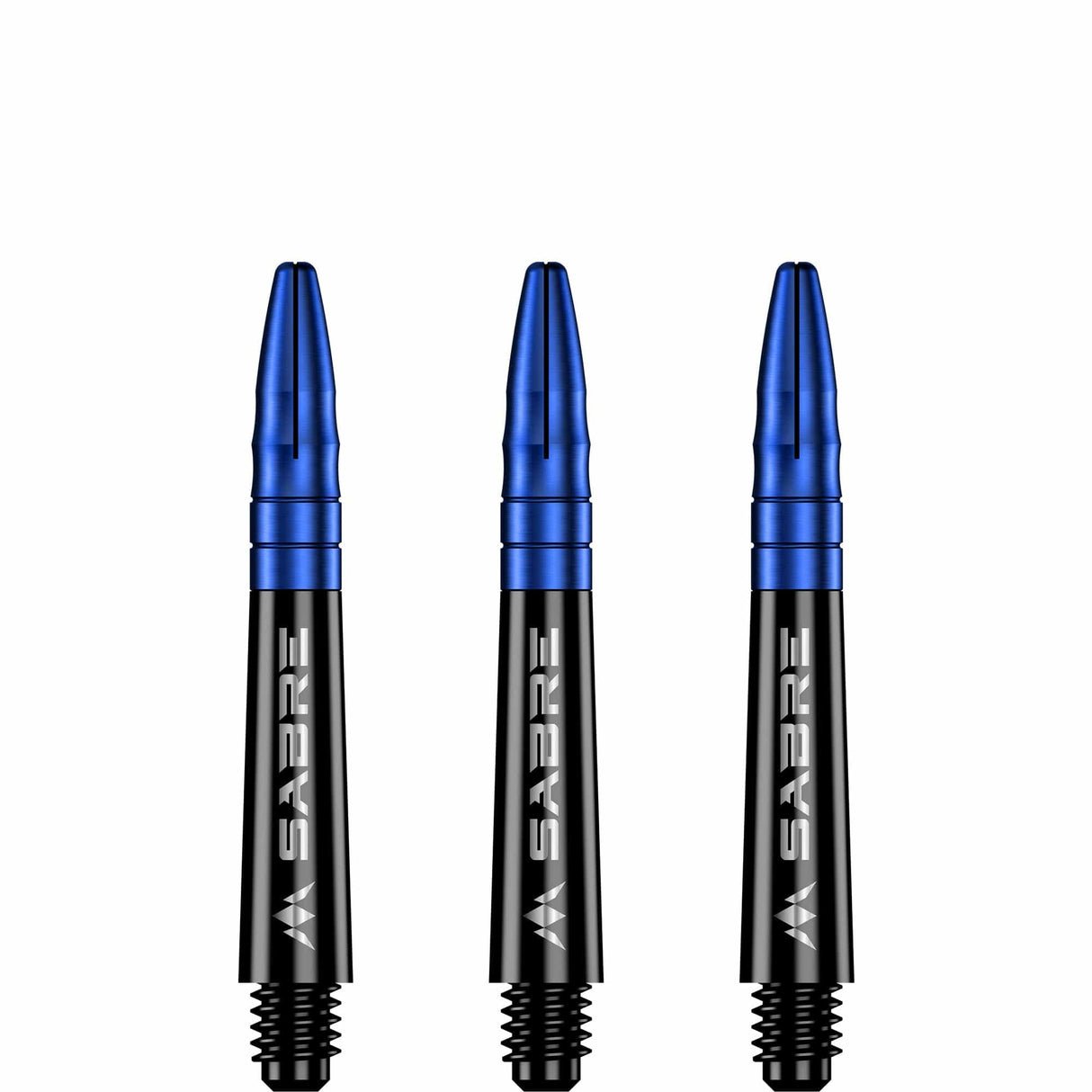 *Mission Sabre Shafts - Polycarbonate Dart Stems - Black - Blue Top - view 5