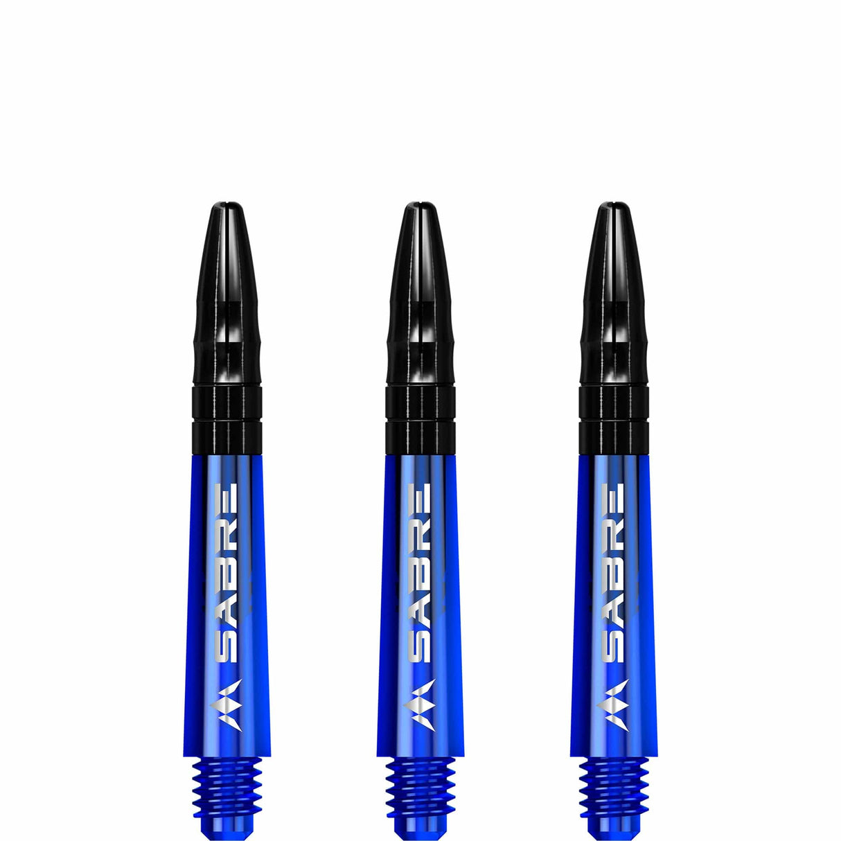 *Mission Sabre Shafts - Polycarbonate Dart Stems - Blue - Black Top - view 5
