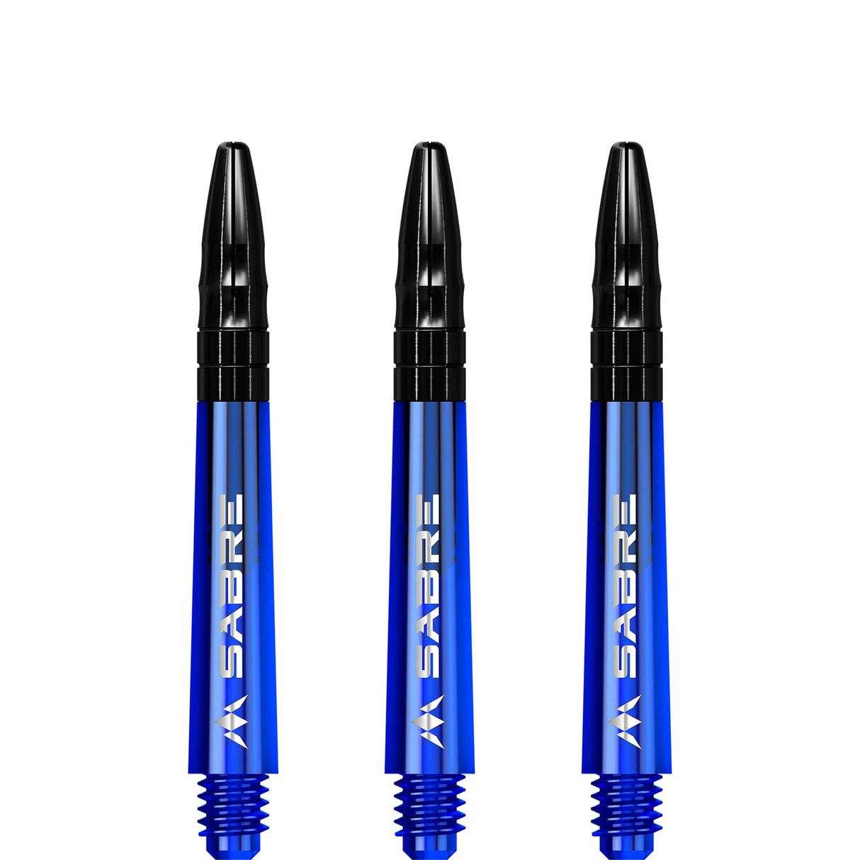 *Mission Sabre Shafts - Polycarbonate Dart Stems - Blue - Black Top - view 4