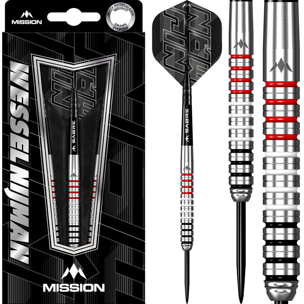 Mission Wessel Nijman Darts - Steel Tip - 95% - Natural - view 5