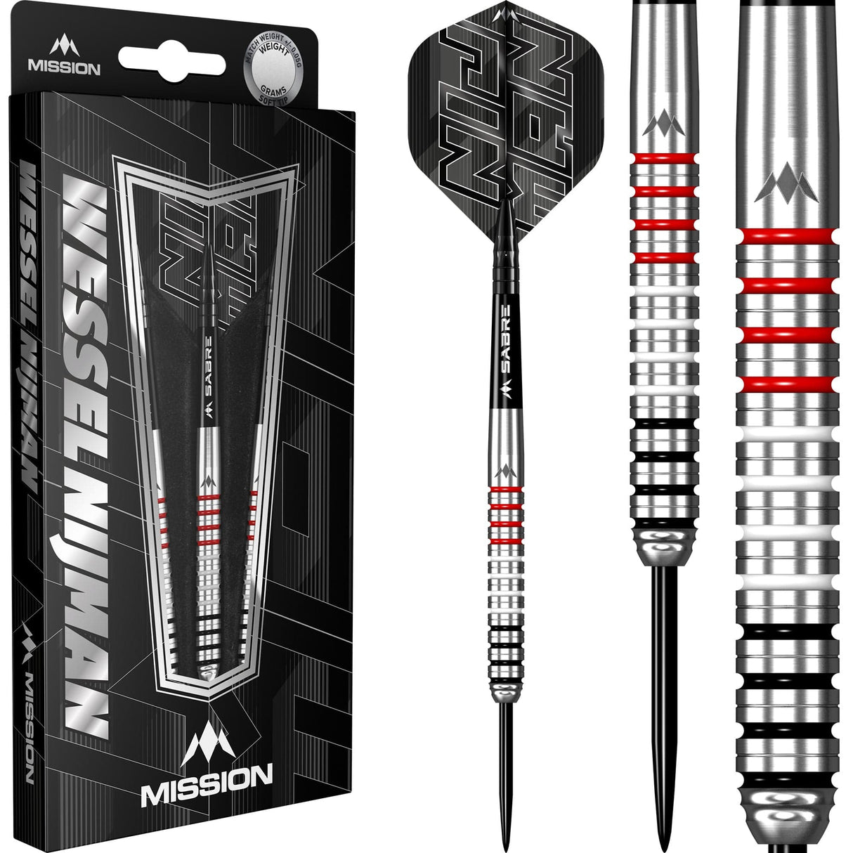 Mission Wessel Nijman Darts - Steel Tip - 95% - Natural - view 2