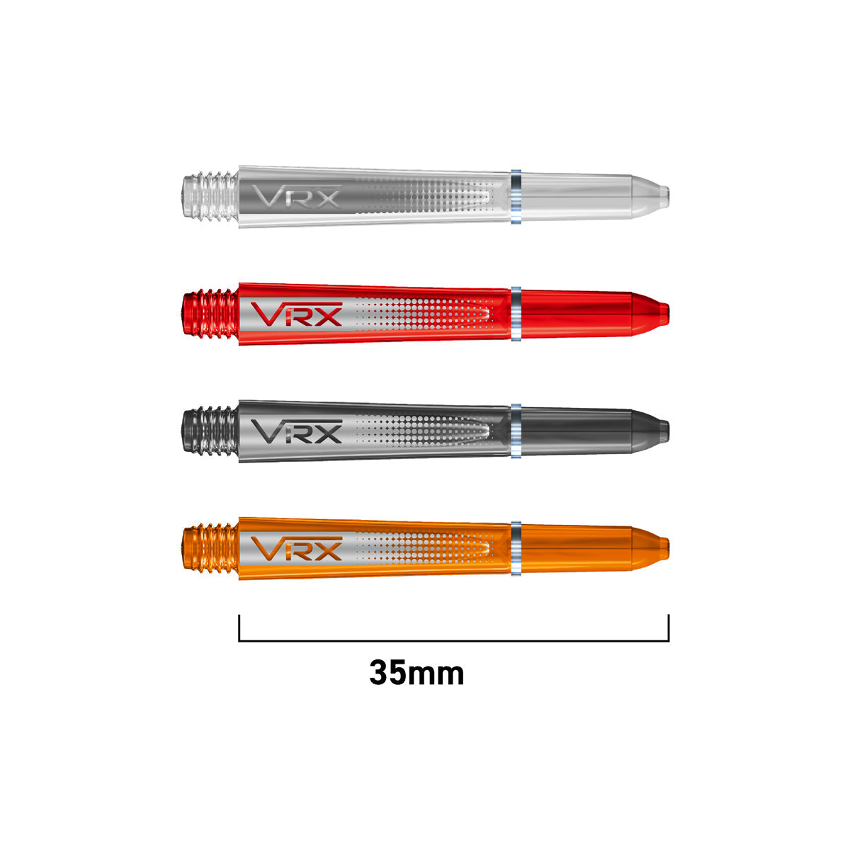 4 x Sets VRX Polycarbonate Multi-Pack Dart Stems by Red Dragon - view 2