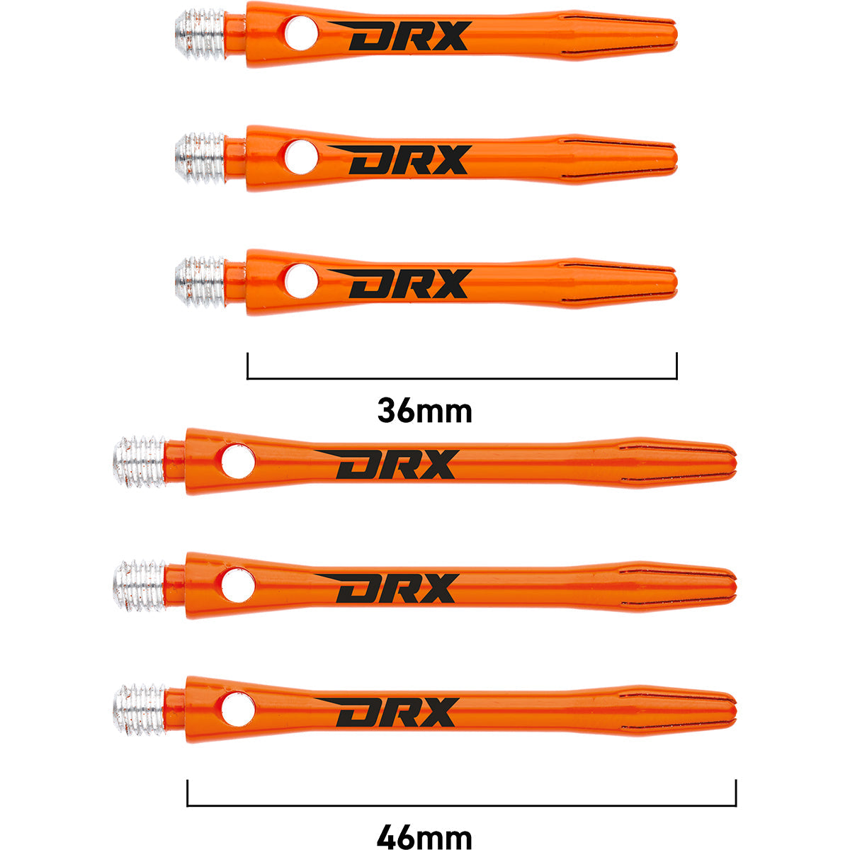 DRX Coated Aluminium Dart Stems by Red Dragon - view 2