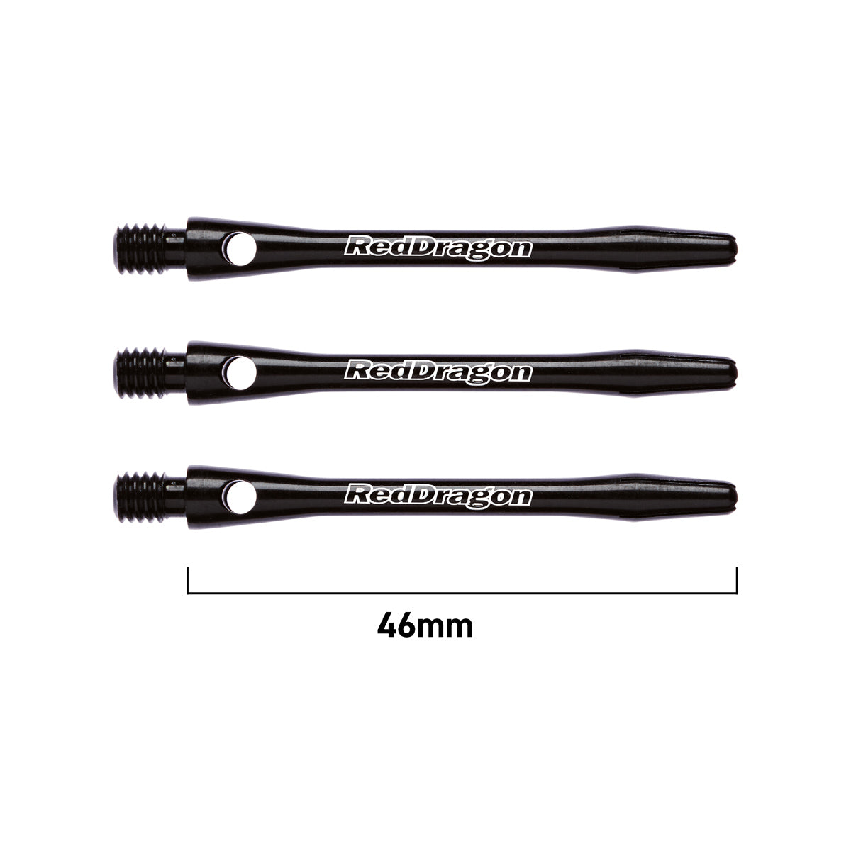 Laser Etched Aluminium Dart Stems by Red Dragon - view 2