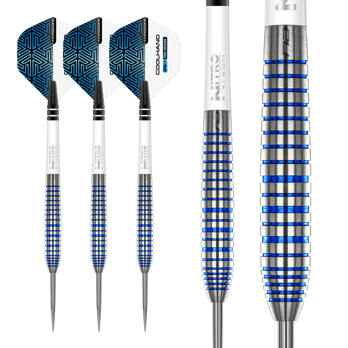 Luke Humphries TX3 Cool Blue SE 90% Tungsten Steel Tip Darts by Red Dragon - view 4