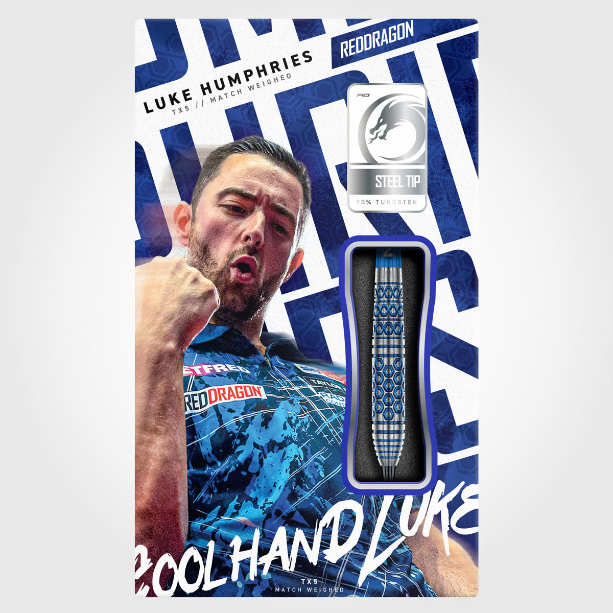 Red Dragon Luke Humphries TX5 90% Tungsten Steel Tip Darts - view 5