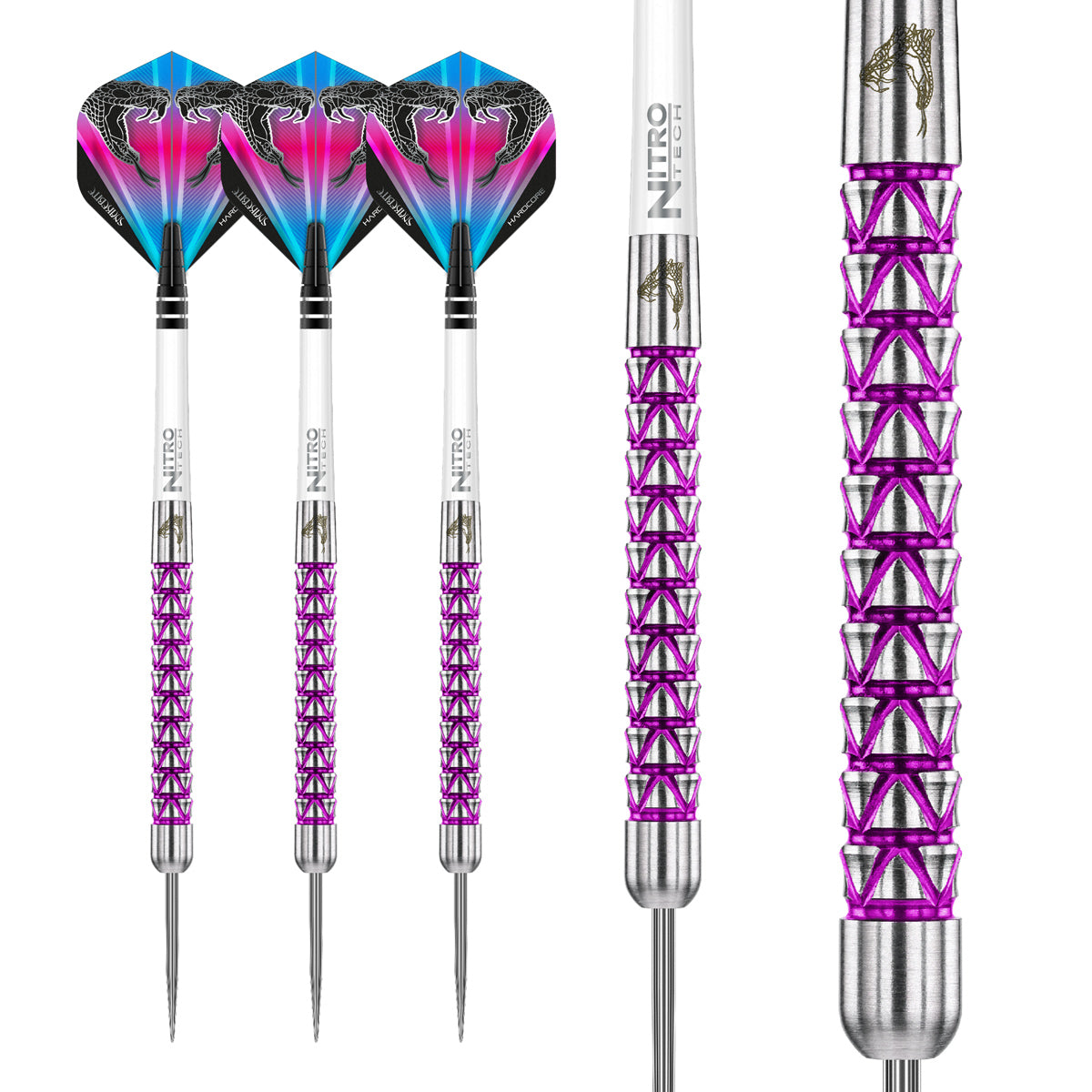 Peter Wright Vyper 90% Tungsten Steel Tip Darts by Red Dragon - view 4