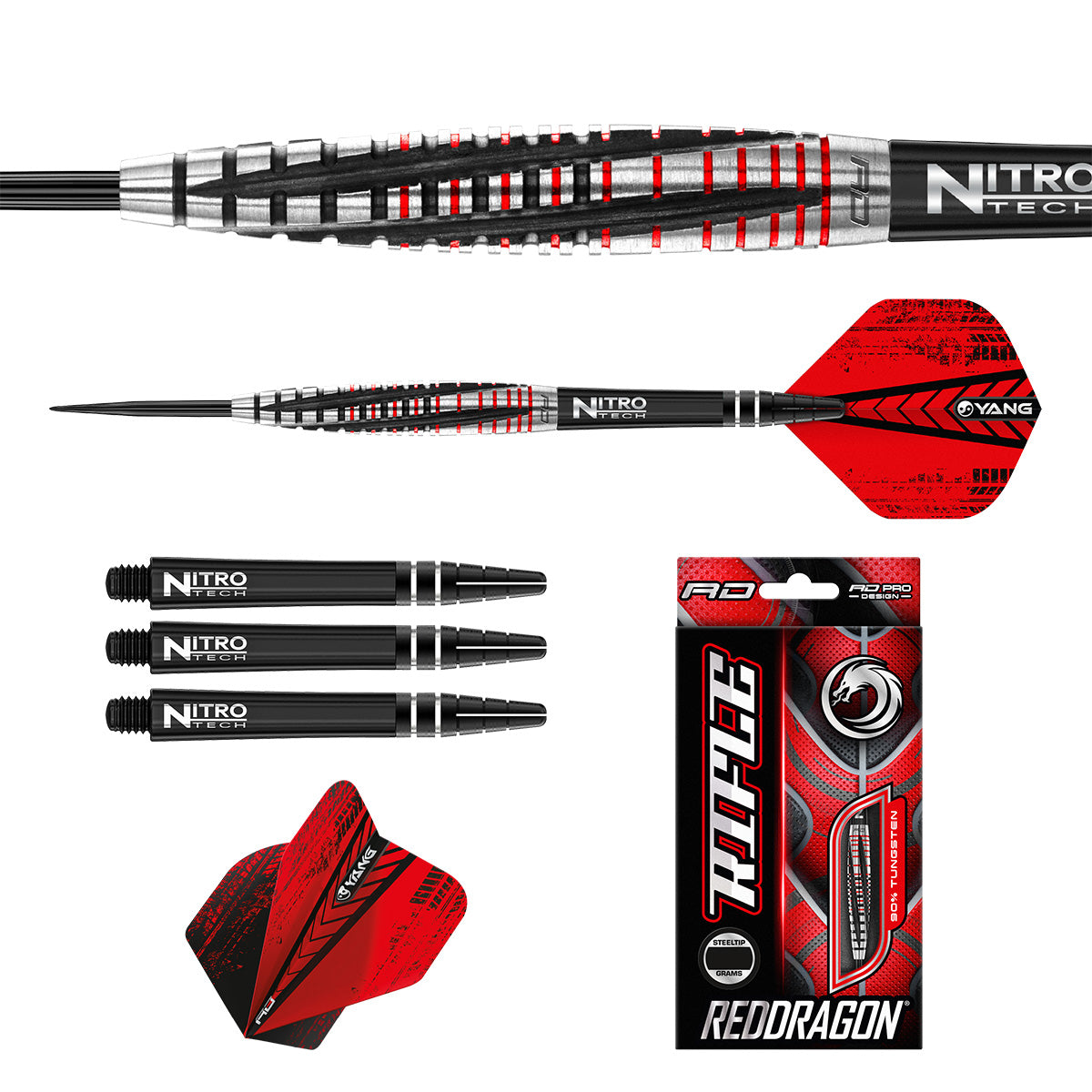 Rifle 90% Tungsten Steel Tip Darts by Red Dragon - view 5