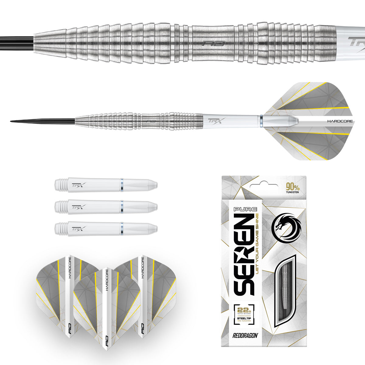 Red Dragon Seren 3 Pure 90% Tungsten Steel Tip Darts - view 4
