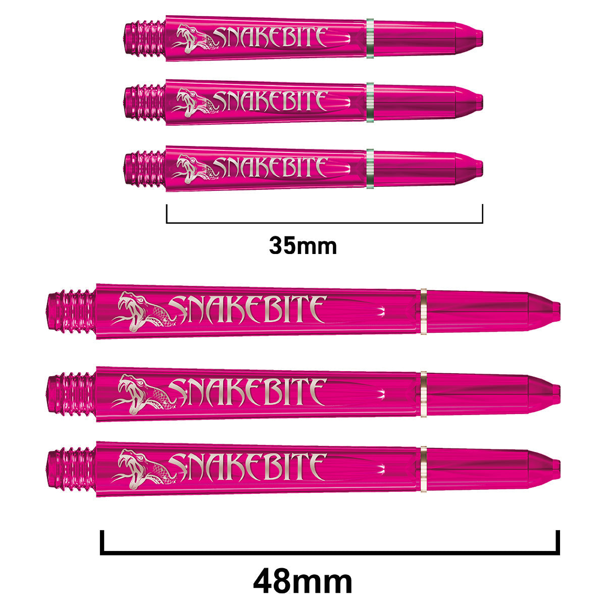 Snakebite Signature (Logo Polycarbonate) Dart Stems by Red Dragon - view 10