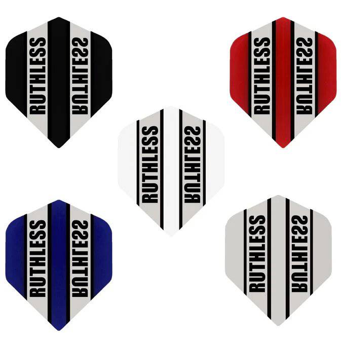 Ruthless - Clear Panel - Dart Flights - 100 Micron - Mini - Std - The Darts Shop