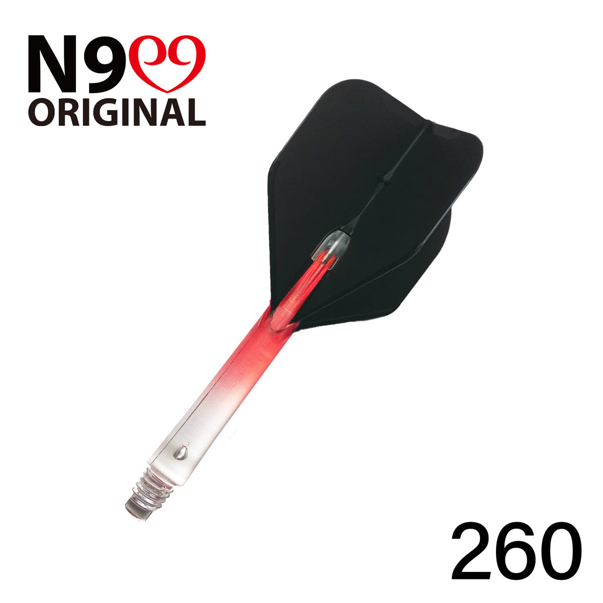 L-Style L-Shaft N9 Locked Straight Dart Shafts Clear Gradient - view 5