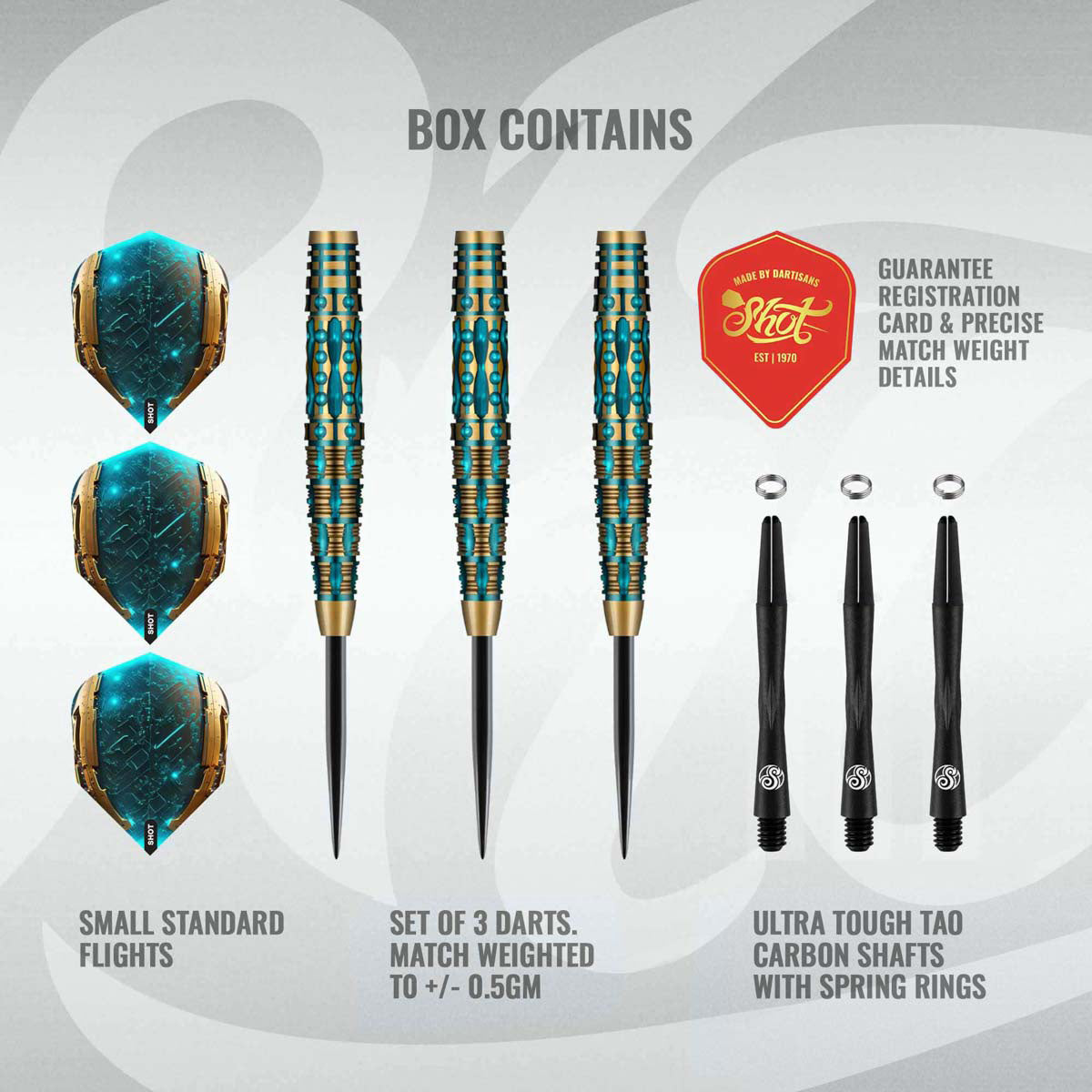 AI Replicant 90% Tungsten Steel Tip Darts by Shot - view 2