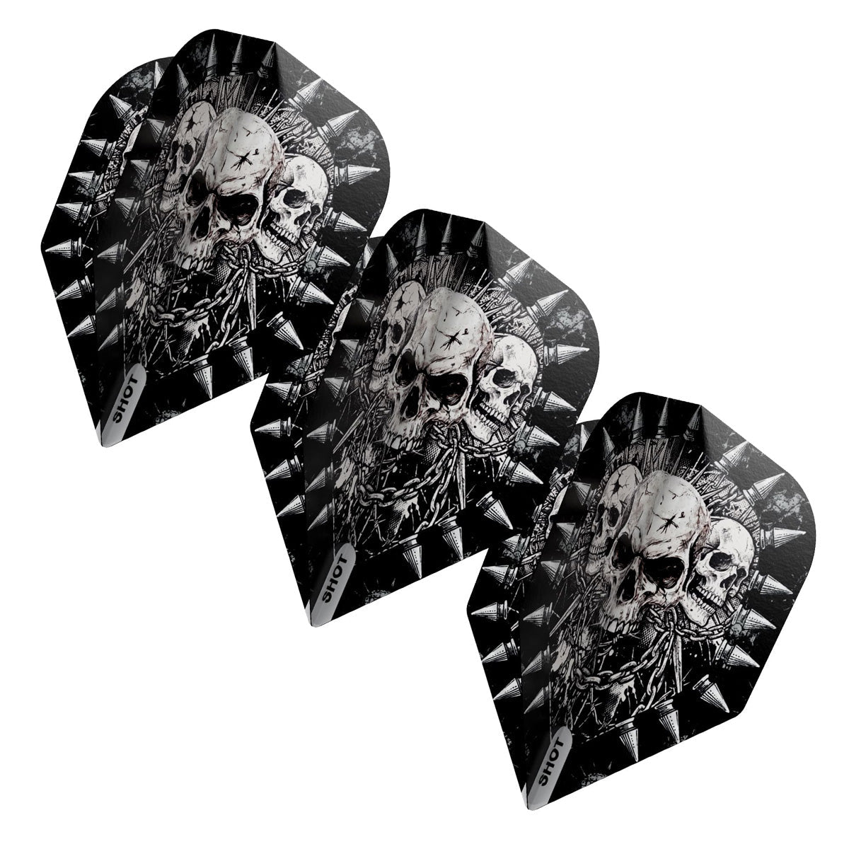 Shot Gnarly Skulls Dart Flights No6 - view 2