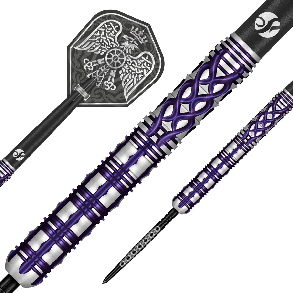 Shot Goths Visara Turbo Point 90% Tungsten Steel Tip Darts - view 2