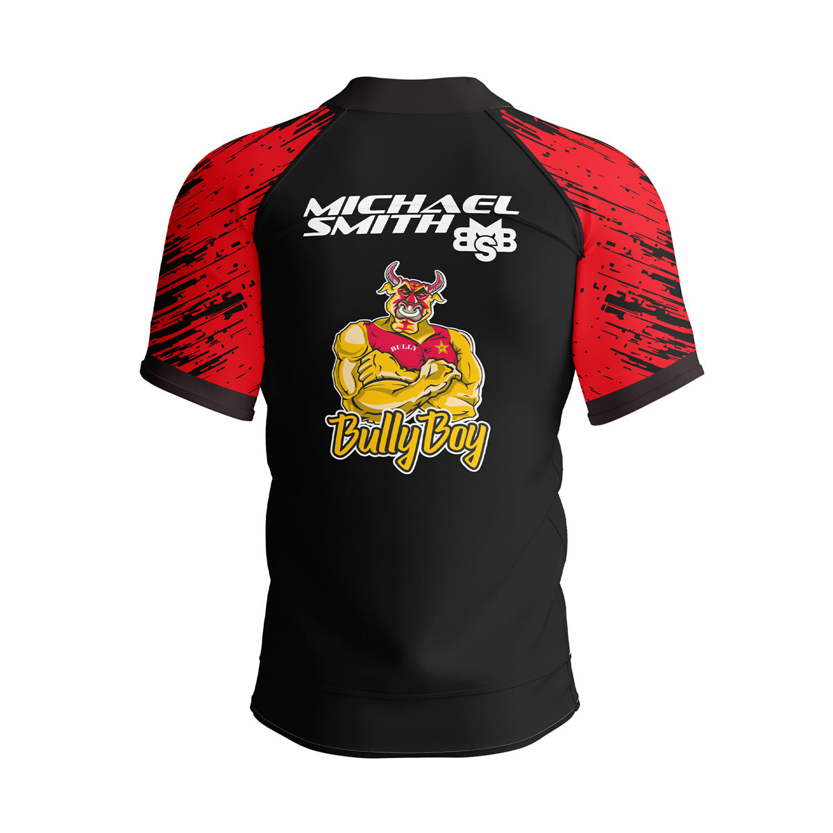 Shot Michael Smith Red Strip Polo Shirt - view 2