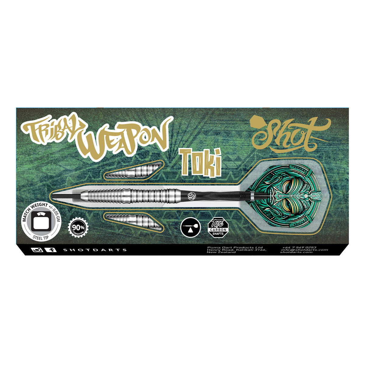 Shot Tribal Weapon Toki 90% Tungsten Steel Tip Darts - view 5