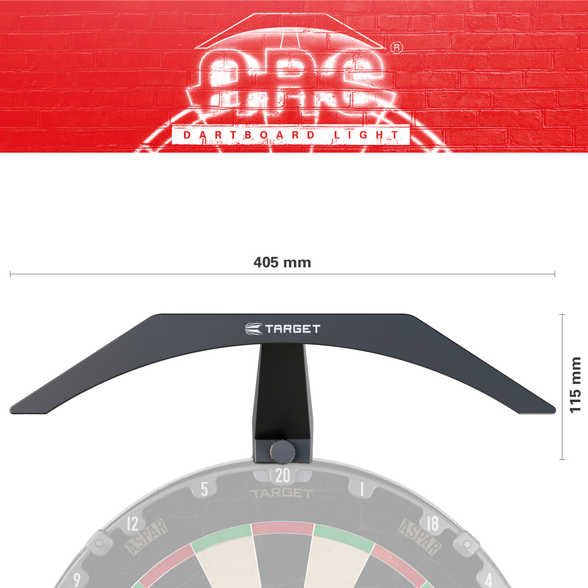 Arc Dartboard Light by Target - view 2