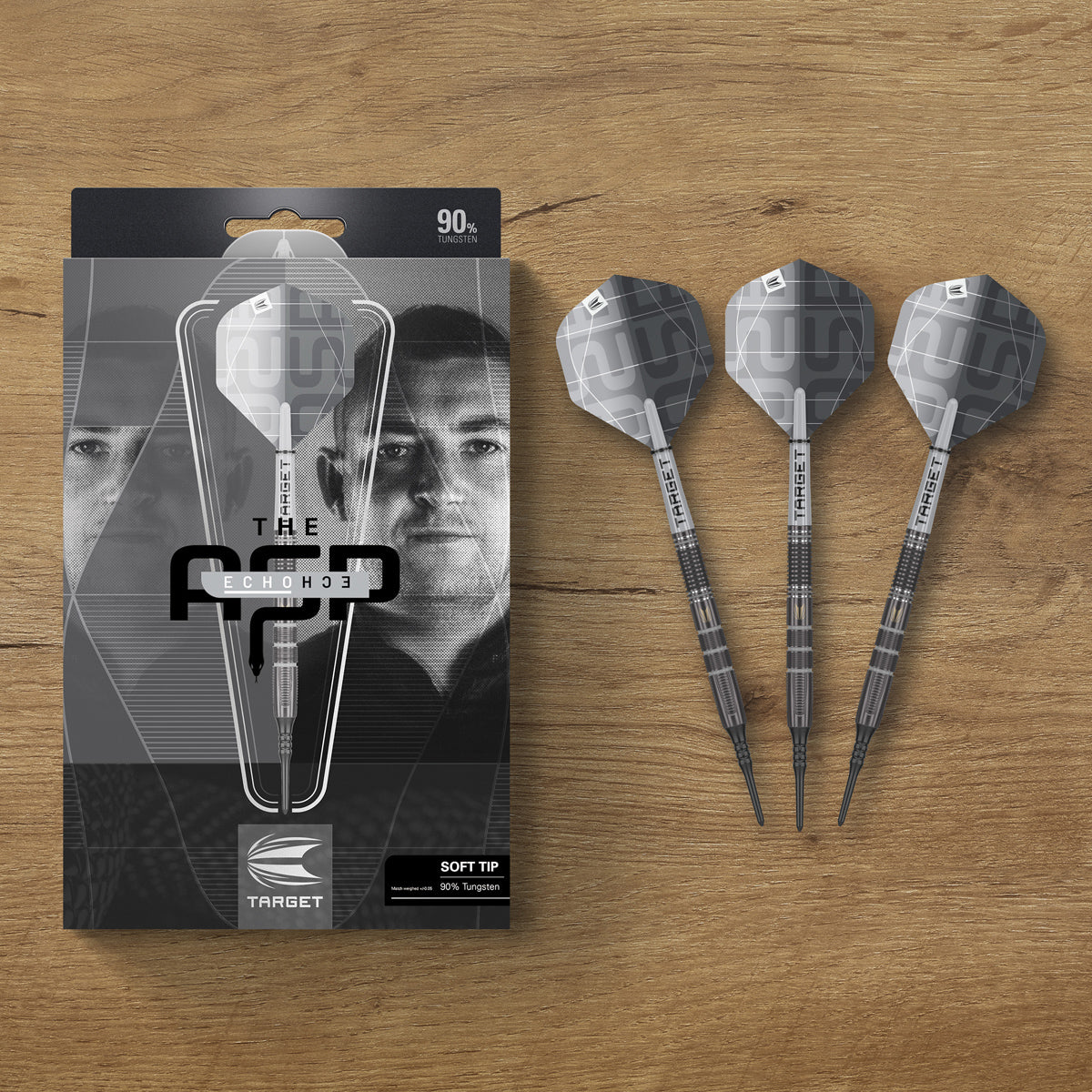 Aspinall X Echo 90% Tungsten Soft Tip Darts by Target - view 7