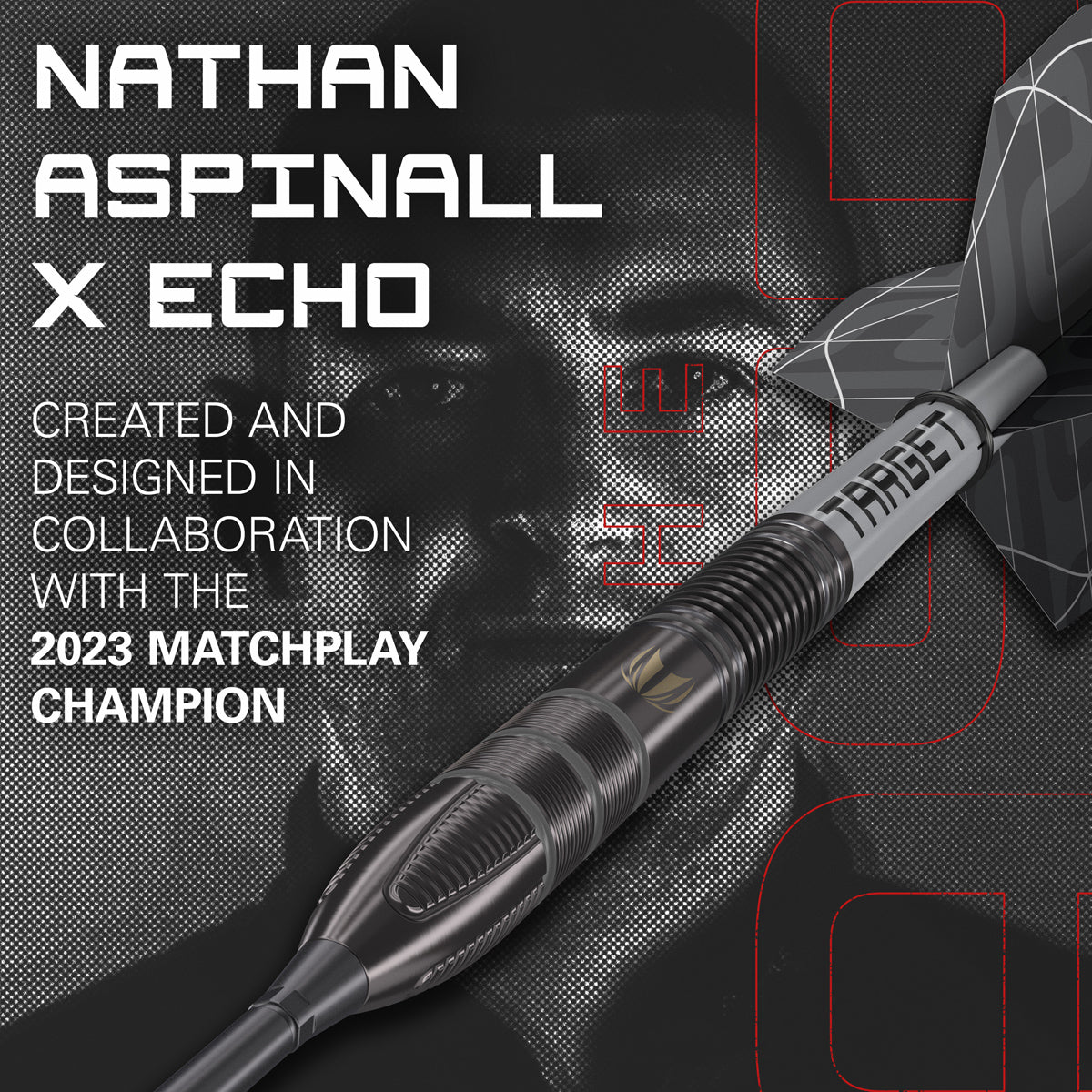 Aspinall x Echo 90% Tungsten SP Steel Tip Darts by Target - view 2