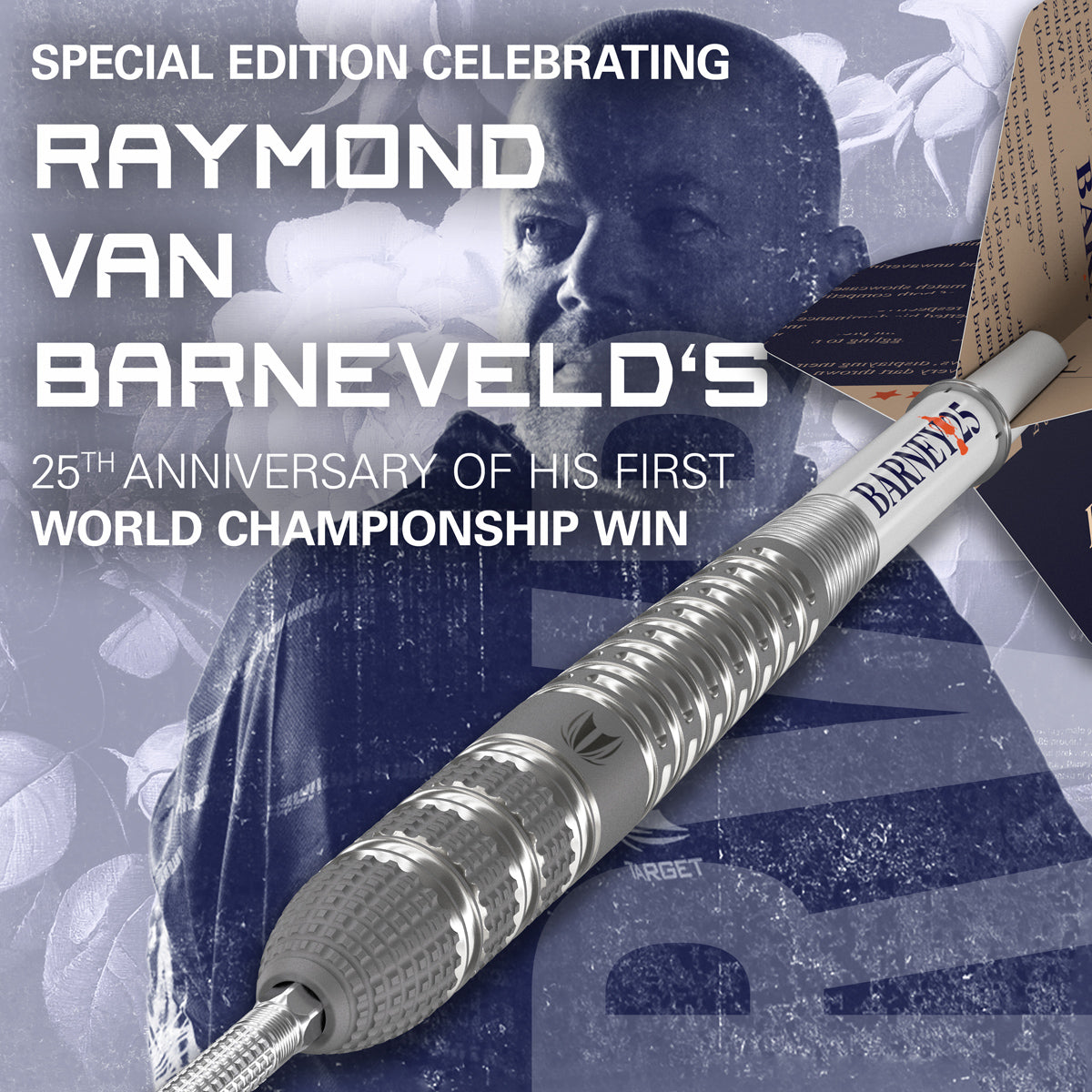 Barney 25 95% Tungsten SP Steel Tip Darts by Target - view 3