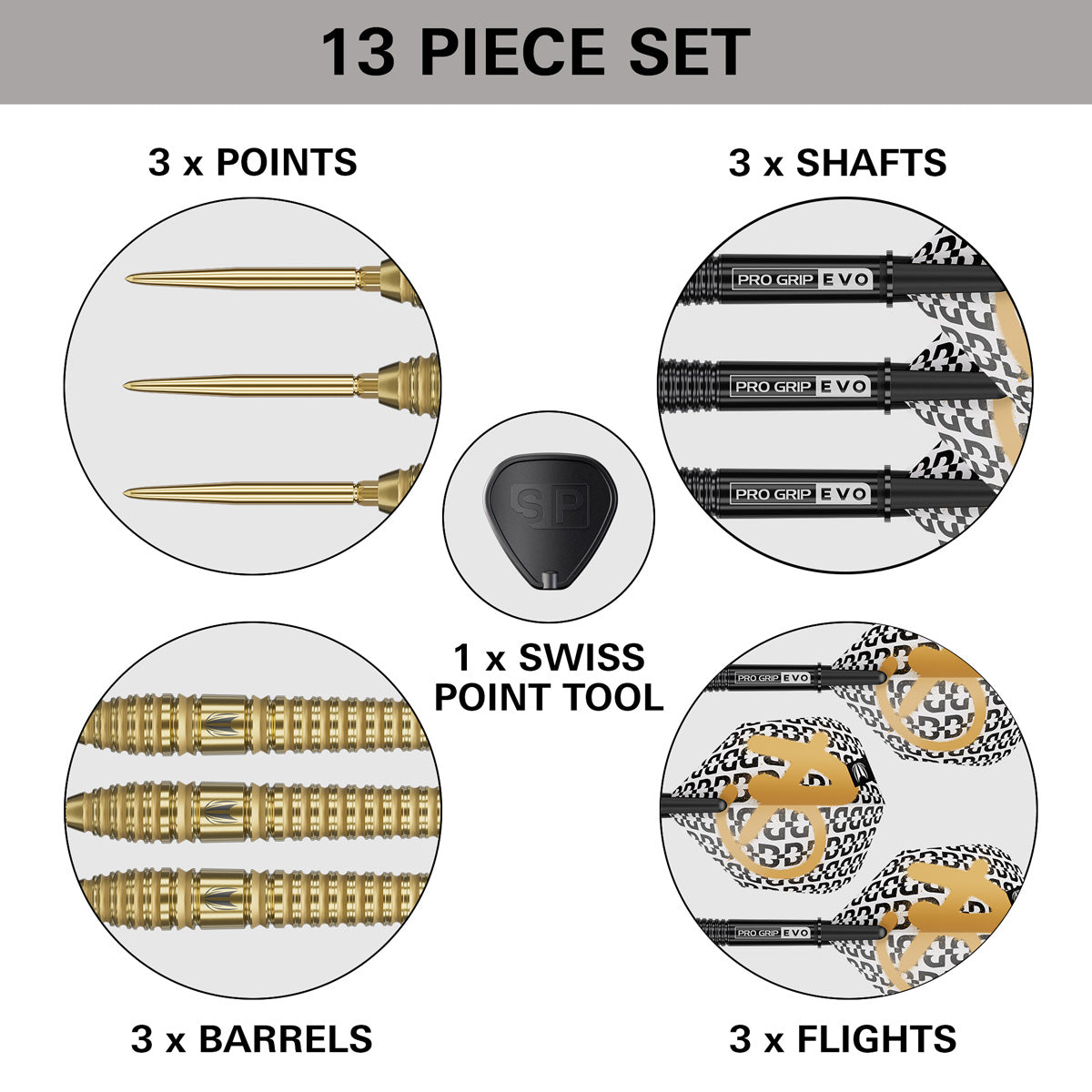 Target Bolide Envy 03 90% Tungsten SP Steel Tip Darts - view 4