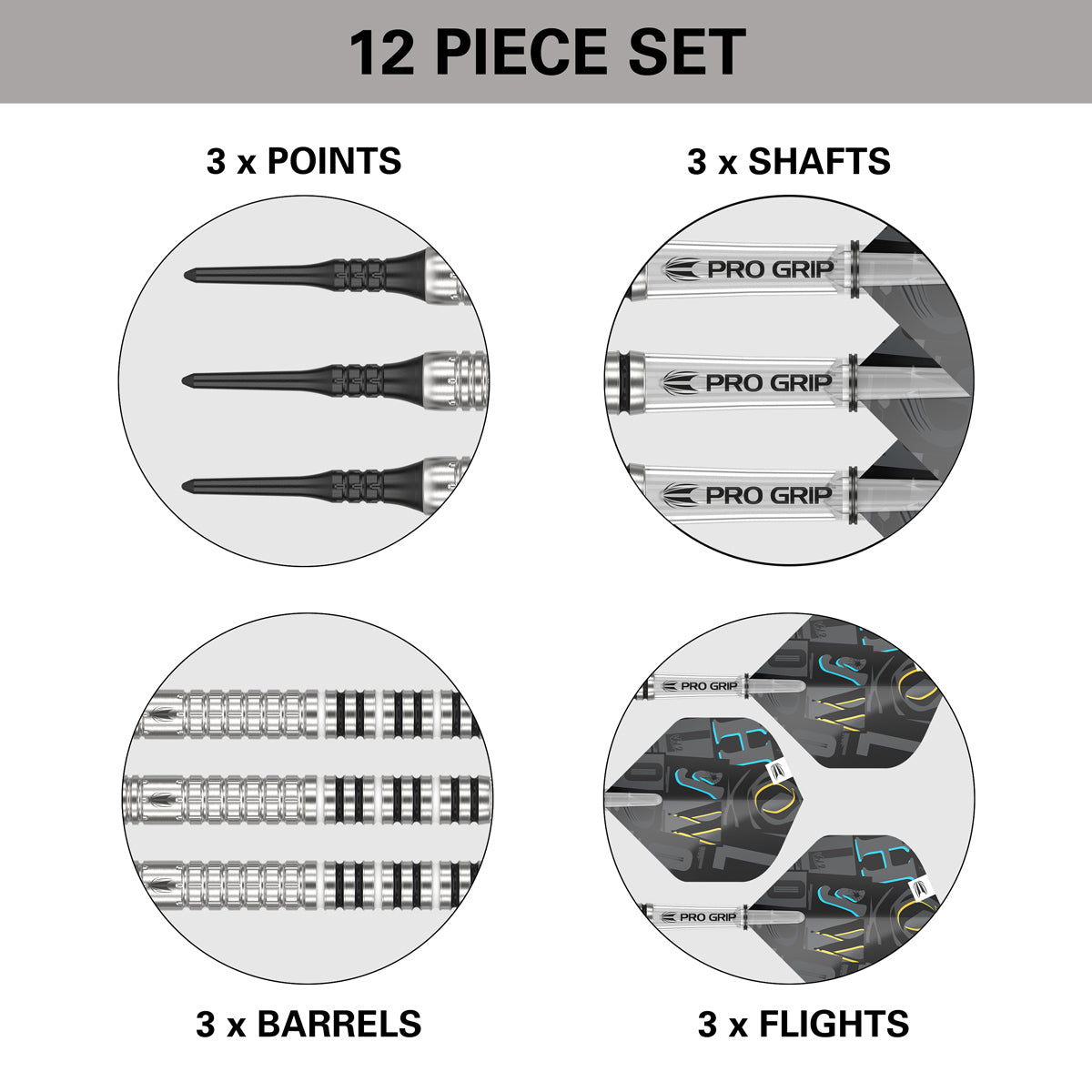 Chris Dobey G1 90% Tungsten Soft Tip Darts by Target - view 6