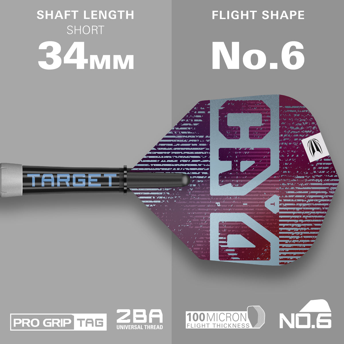 Target Cryo 12 90% Tungsten Soft Tip Darts - view 3