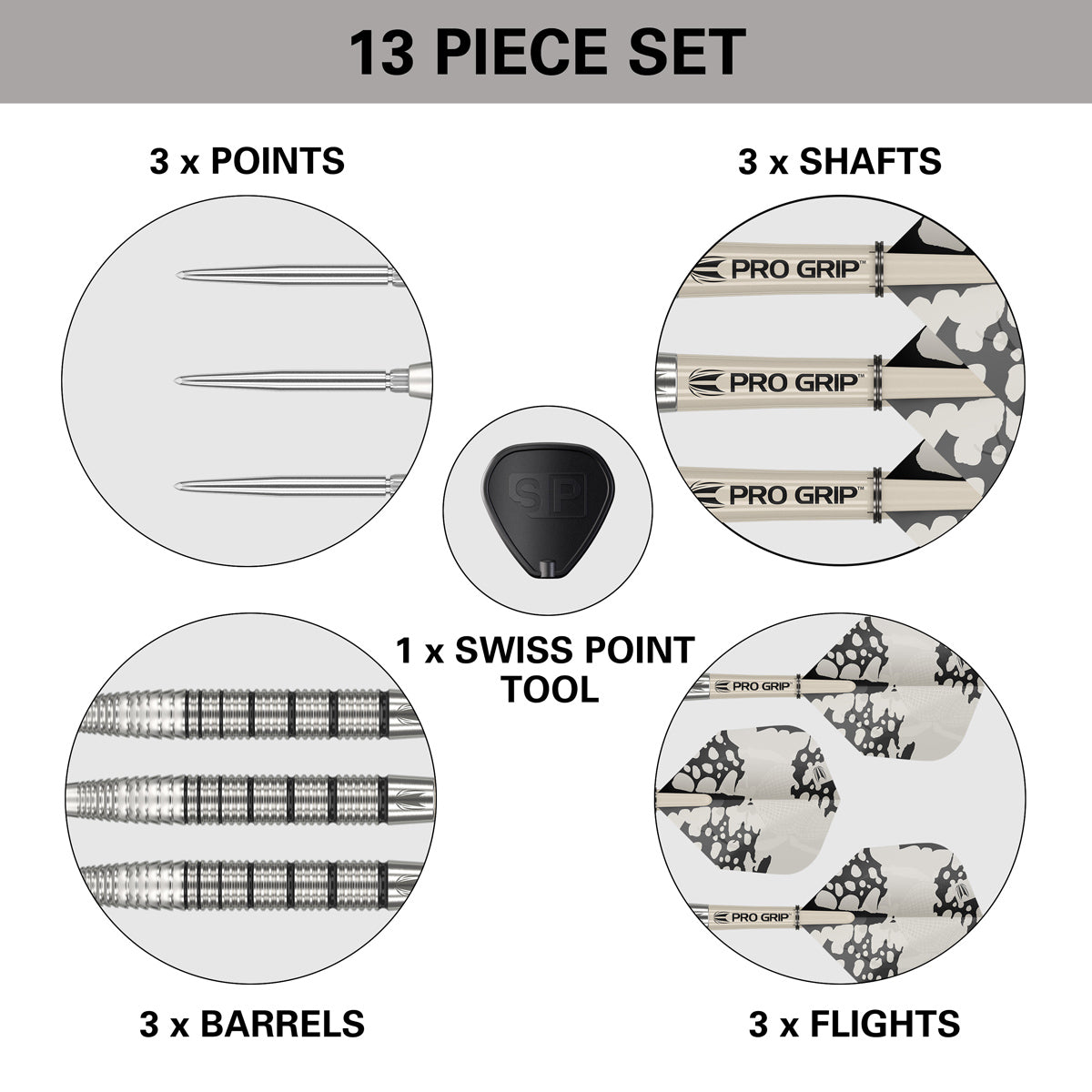 Exo 02 90% Tungsten SP Steel Tip Darts by Target - view 6