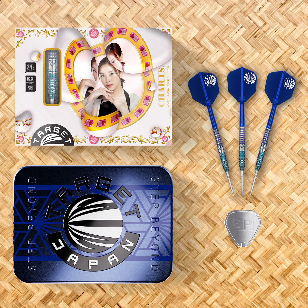 Target Japan Charis G5 90% Tungsten SP Steel Tip Darts - view 5